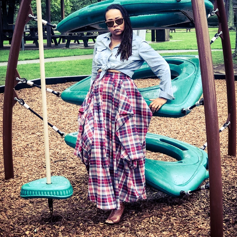 RESTOCKED!! Pleated Plaid Skirt - Picture 5 of 8
